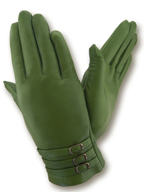 

Перчатки женские GlovesUA Итальянская кожа мод.284 р.6.5 зеленые