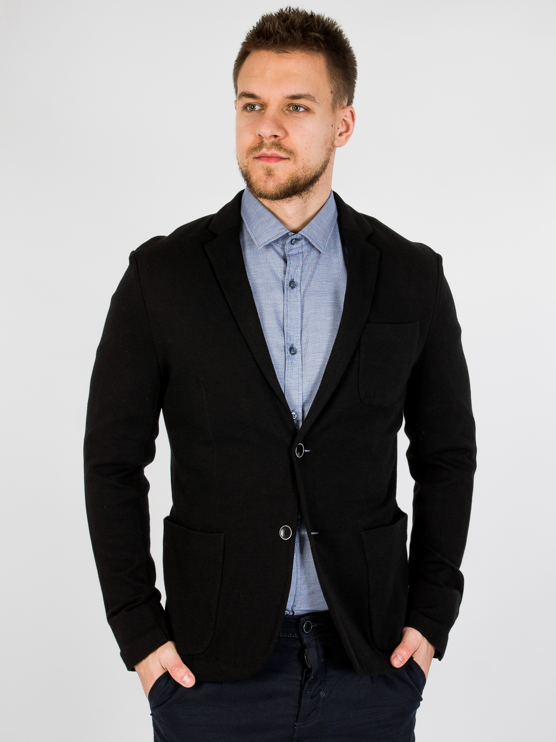 

Приталенный пиджак Jack & Jones 216108013  Черный, Приталенный пиджак Jack & Jones 216108013 M Черный