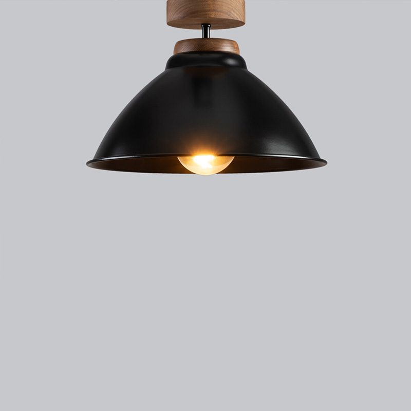 

Потолочный светильник Gaff Rocket Black/black Walnut