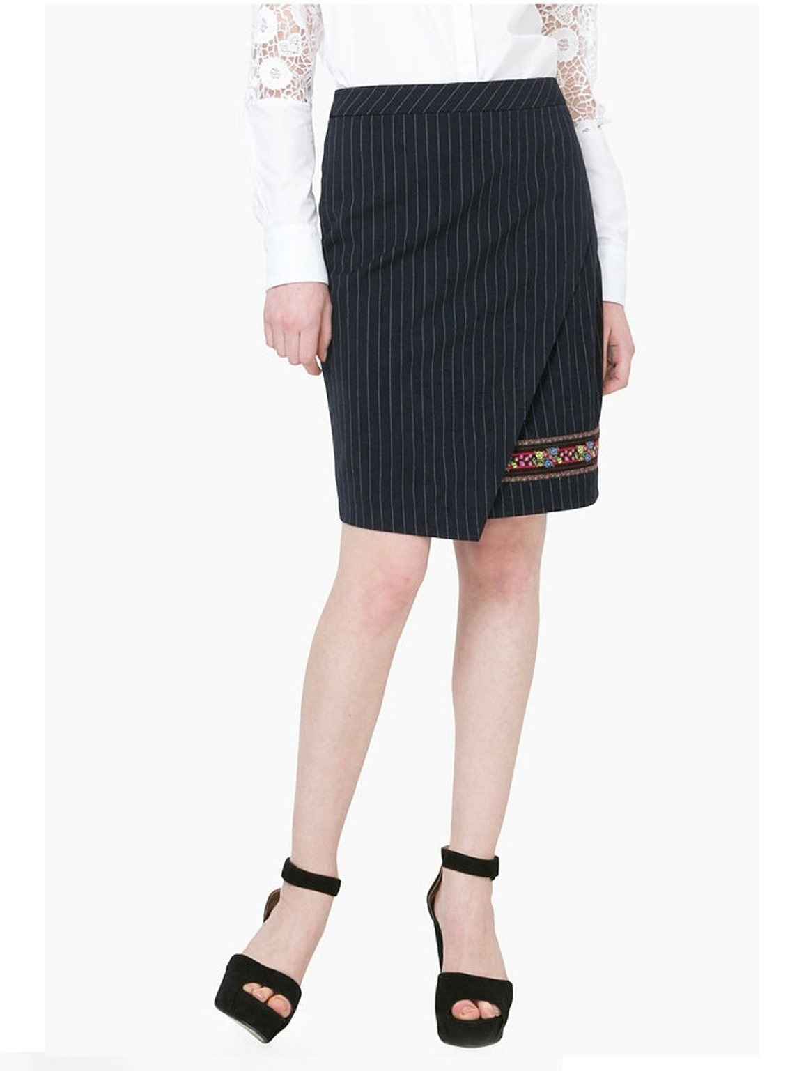 

Юбка Desigual 72F27A2 3XL Черный