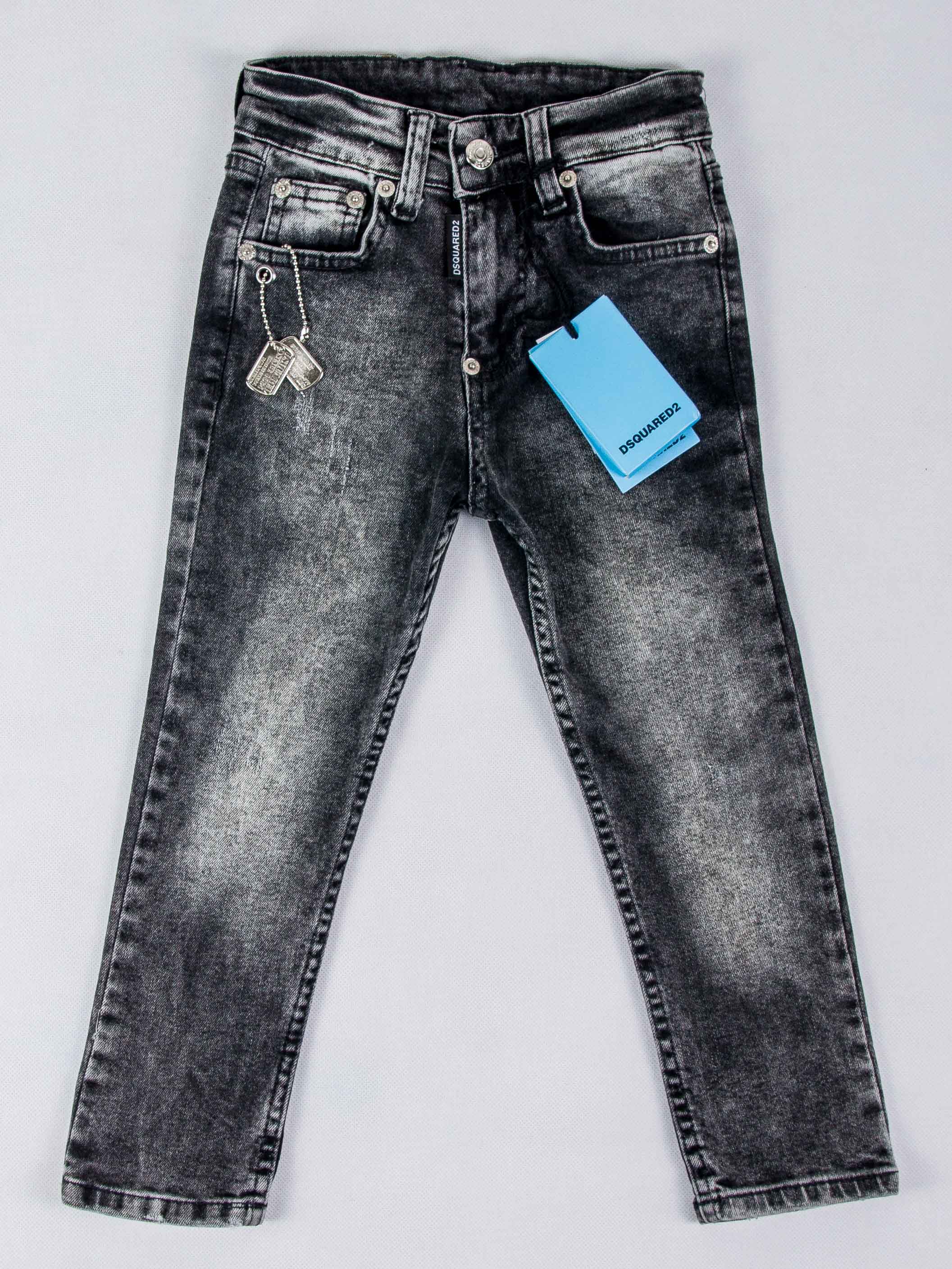 

Джинсы с металлическим декором RePlic DSQUARED2_CK111 128 cm (33579128cm) Серый