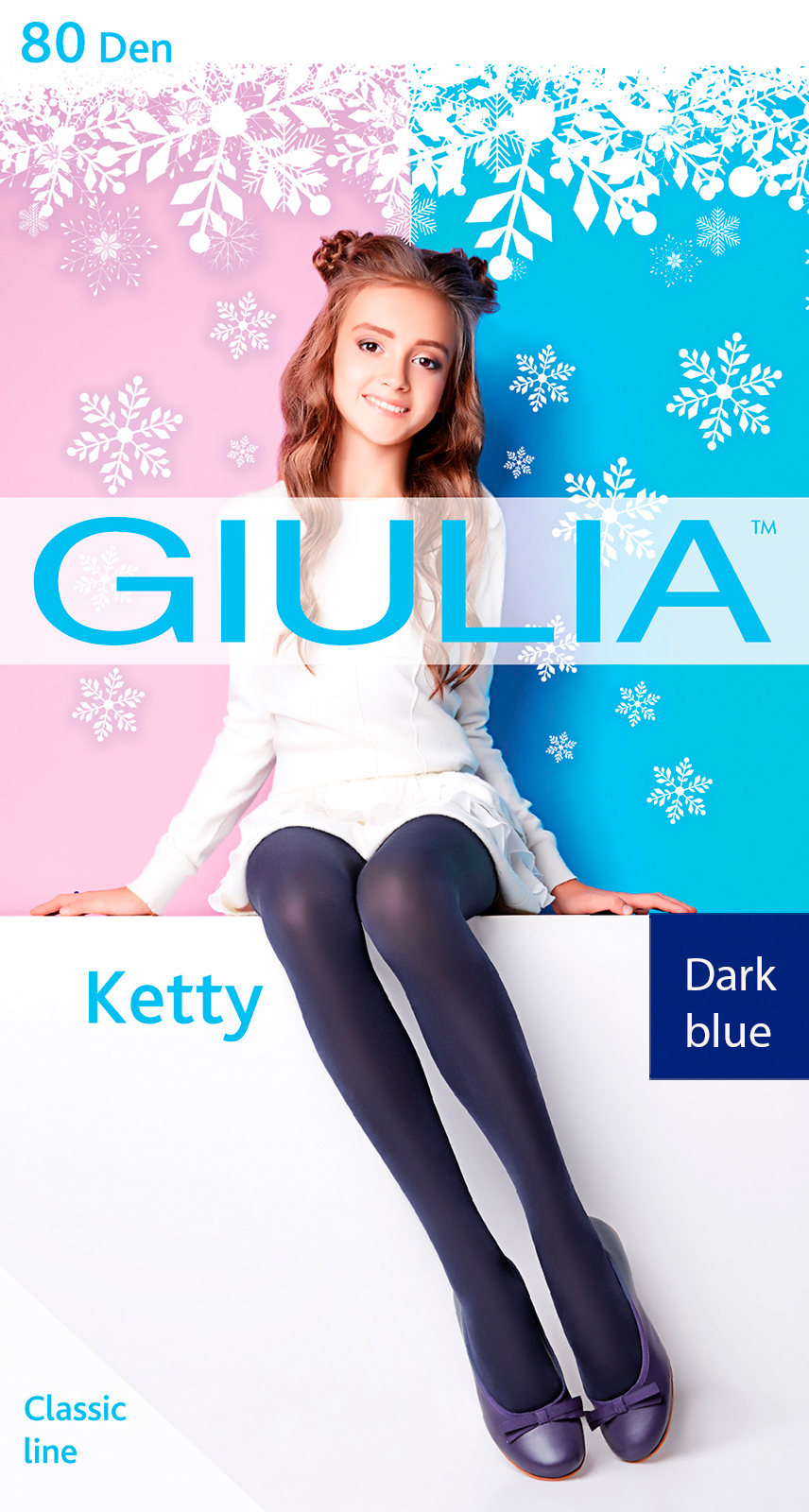 

Колготки Giulia Ketty 80 Den (128-134 см) Dark Blue