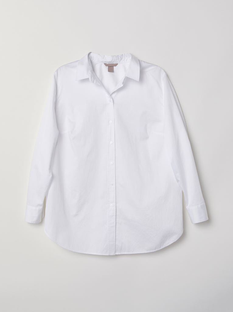 

Рубашка из хлопка H&M 0649057  Белый, Рубашка из хлопка H&M 0649057 5XL Белый