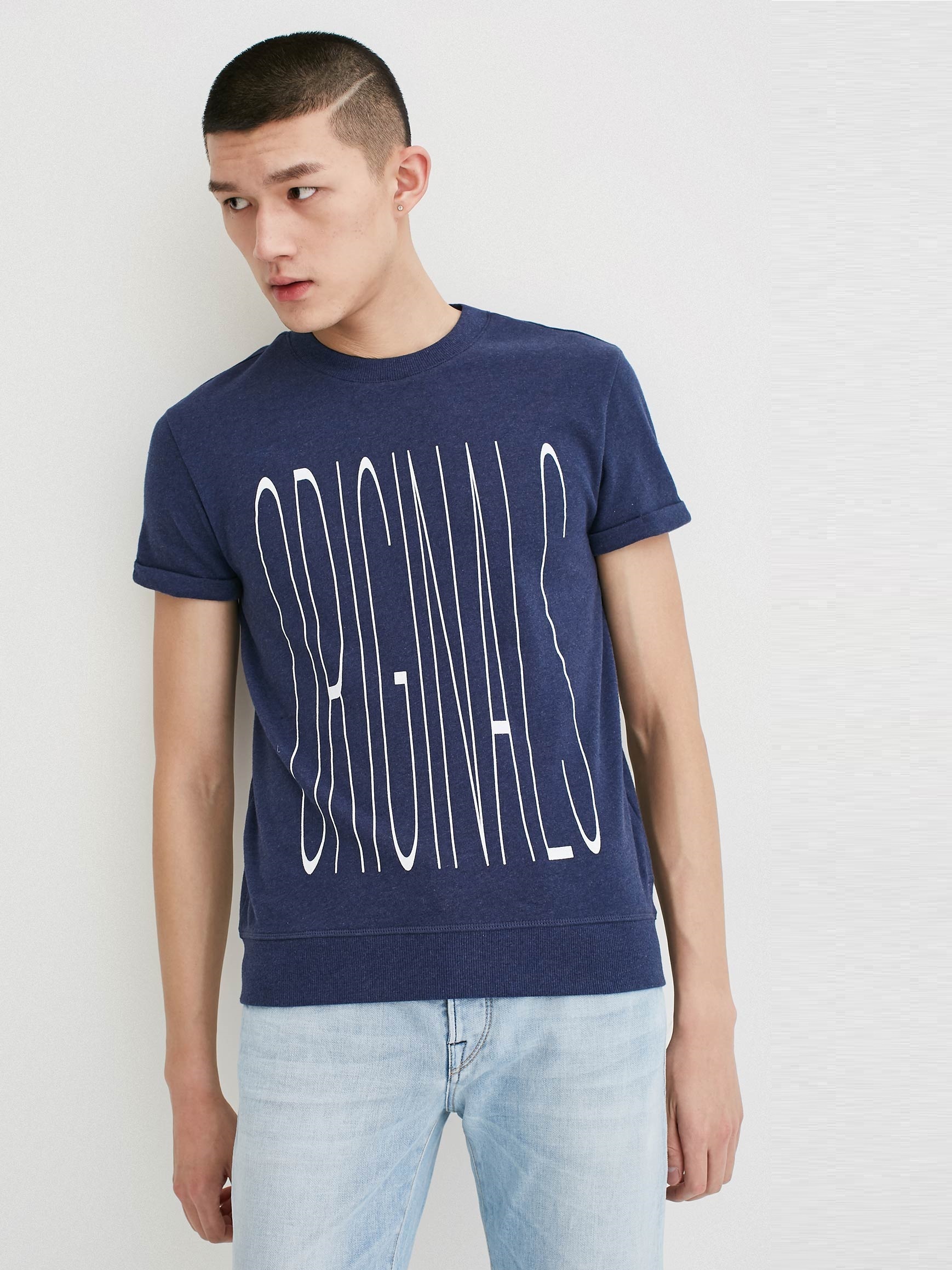 

Футболка Originals Jack & Jones 217133516  Синий, Футболка Originals Jack & Jones 217133516 S Синий