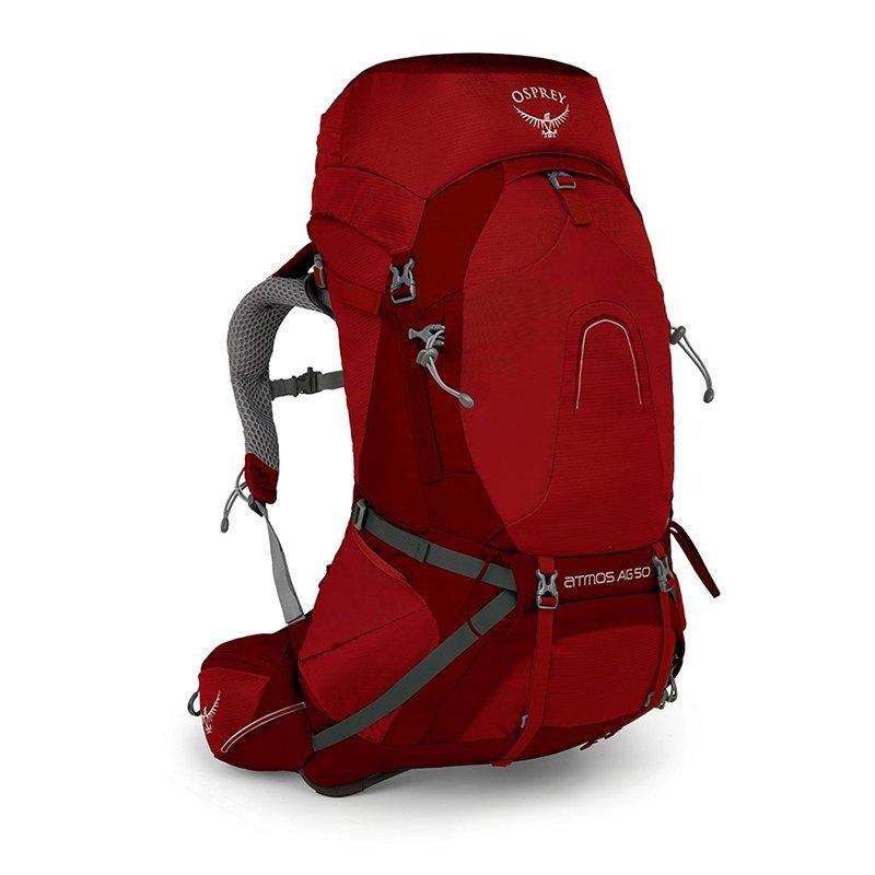 

Туристический рюкзак Osprey Atmos AG 50 Rigby Red LG Красный (009.1711)