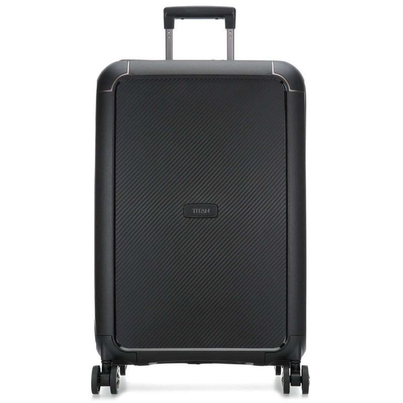 

Чемодан на 4 колесах Titan COMPAX Black M exp.75/83л (Ti844405-01)