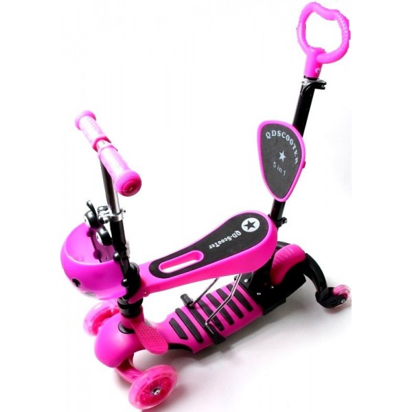 Самокат Scooter "Божья коровка" 4in1 Pink (4-х колесный) – фото, отзывы ...