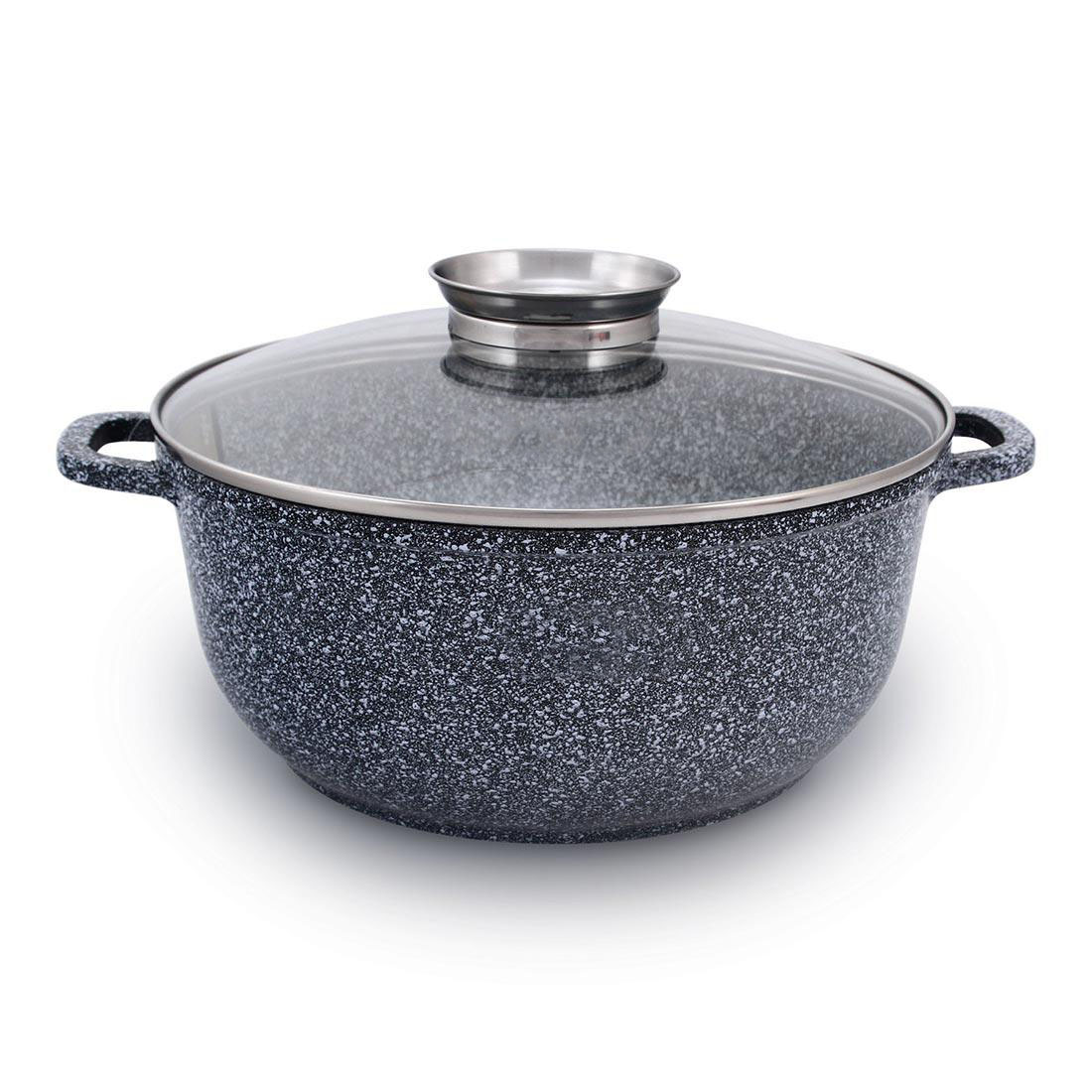 

Казан UNIQUE UN-5216 (4,3л, 24см, круглый, гранитный, с крышкой)