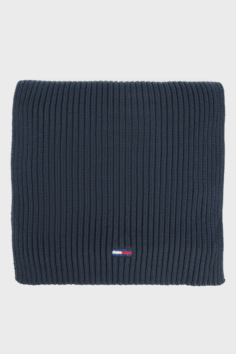 

Женский темно-синий шарф TJW BASIC FLAG RIB Tommy Hilfiger OS AW0AW09008