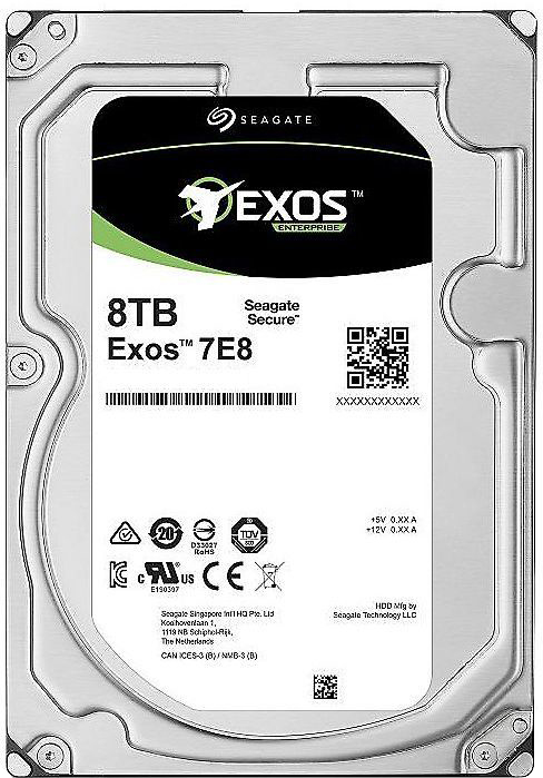 

Жесткий диск Seagate Exos 7E8 HDD 8TB 7200rpm 256MB ST8000NM001A 3.5" SAS