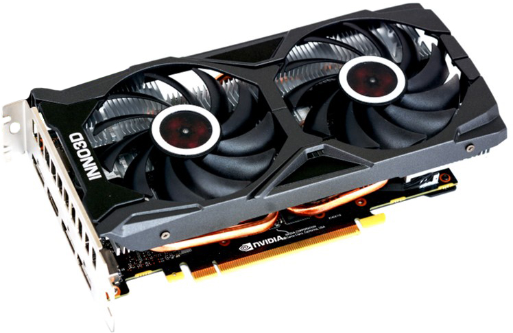 

INNO3D PCI-Ex GeForce RTX 2060 Super Twin X2 OC 8GB GDDR6 (256bit) (1665/14000) (HDMI, 3 x DisplayPort) (N206S2-08D6X-1710VA15L)