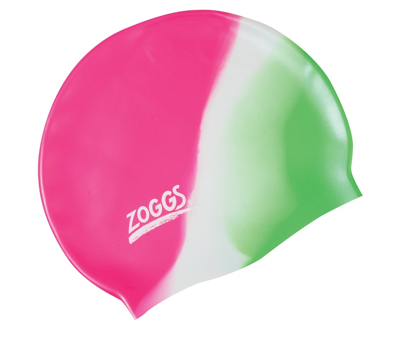 

Шапочка для плавания Zoggs Silicone Junior Cap Multi Colour универсальный Pink/White/Green (306634)