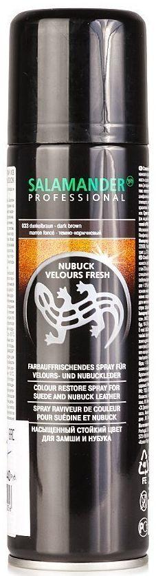 

Краска для замши и нубука Salamander Professional "Nubuk Velours" 200 ml (цвет темно-коричневый 033)