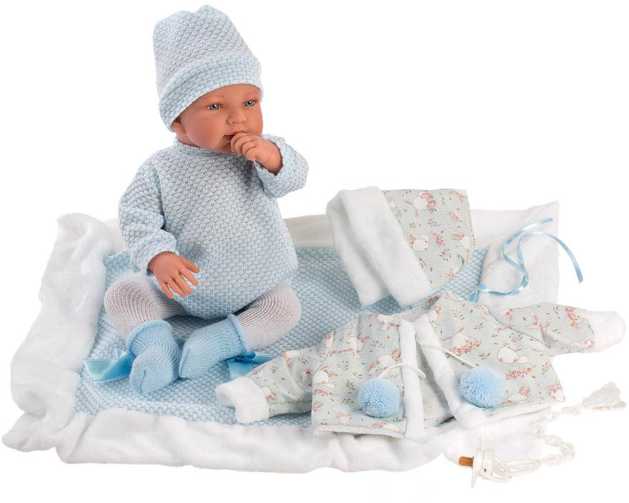 

Плачущий пупс Llorens Tina Con Toquilla 44 см (84437)