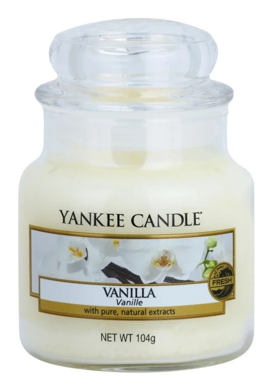 

Yankee Candle Vanilla ароматизована свічка 104 гр Classic маленька