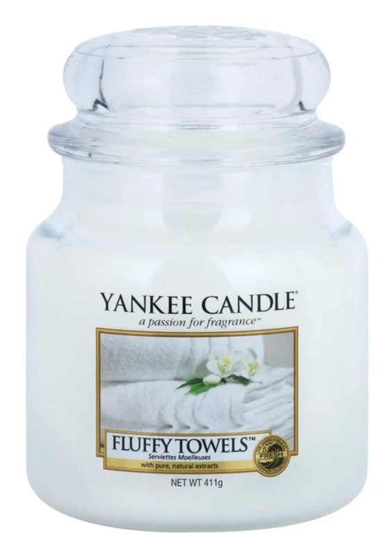 

Yankee Candle Fluffy Towels ароматизована свічка 411 гр Classic середня
