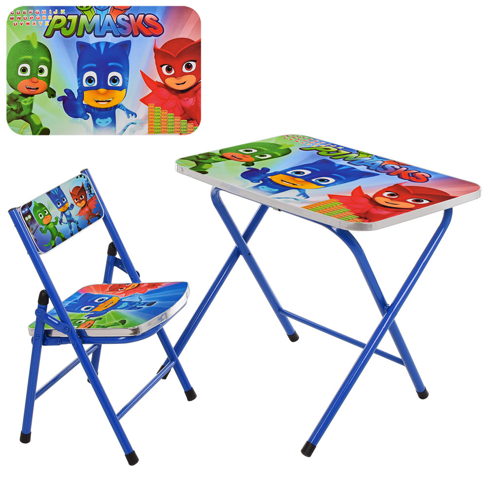 

Столик со стульчиком складной Bambi PJ Masks A19-PM Blue (A19-PM)