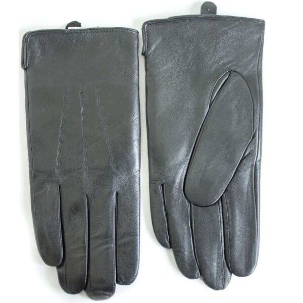 

Перчатки мужские чёрные кожаные Shust Gloves 318s2 M