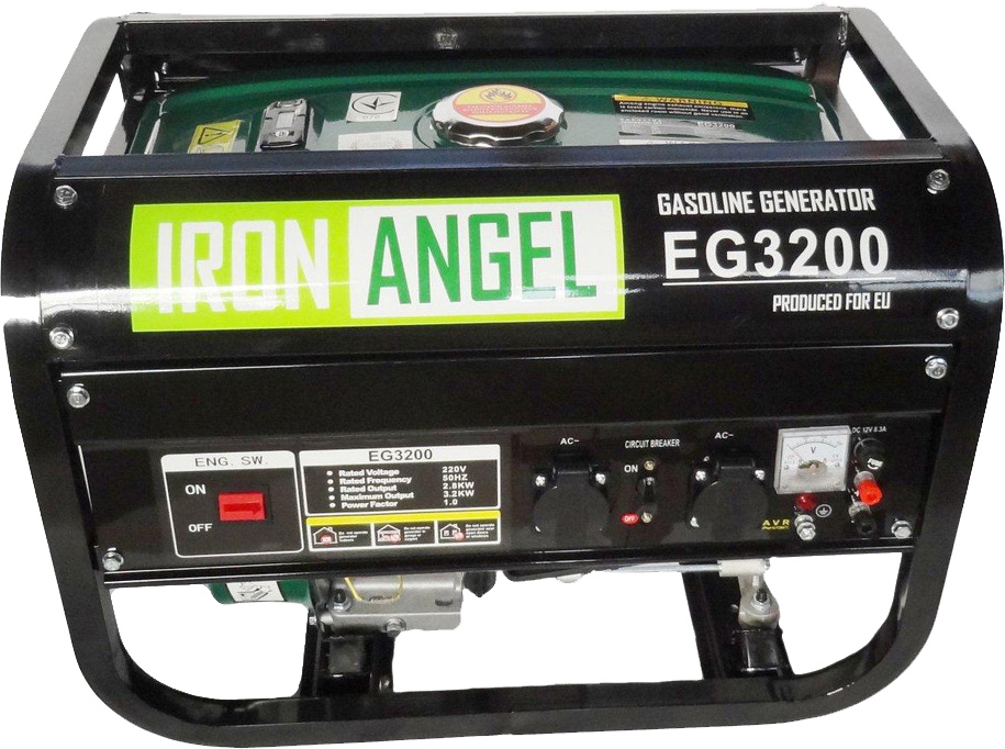 

Генератор бензиновий Iron Angel EG 3200