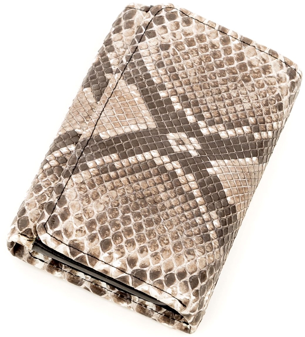 

Женский кошельк из натуральной кожи Snake Leather leather-18295 Серый