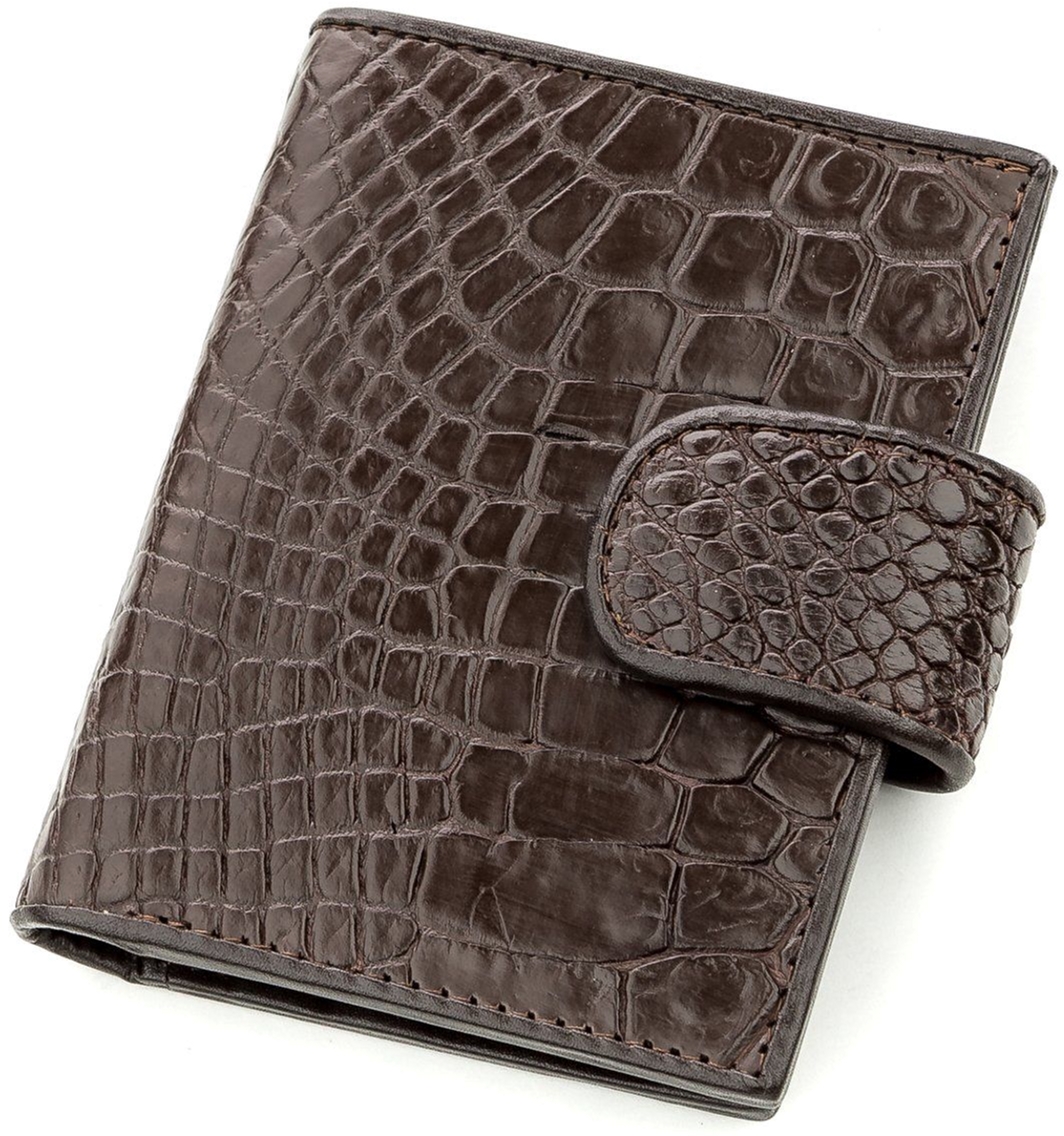 

Визитница Crocodile Leather leather-18575 Коричневая