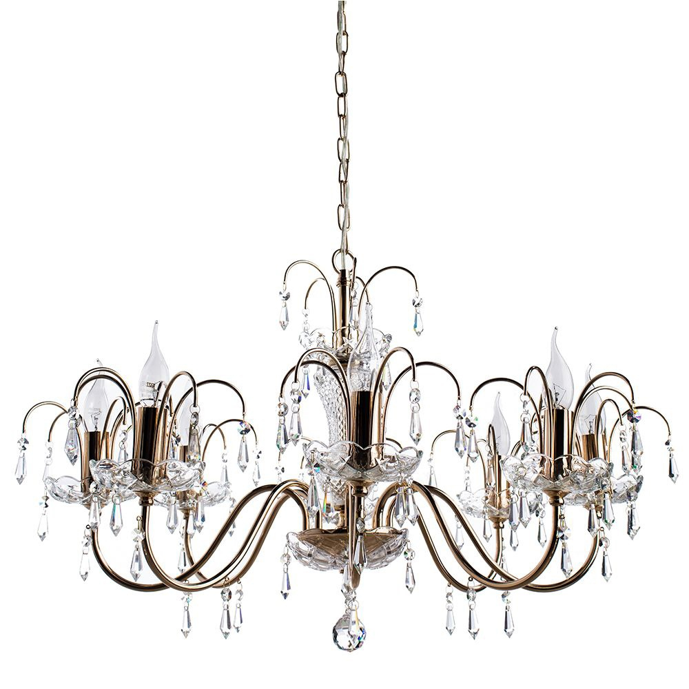 

Люстра Arte lamp A3054LM-8GO Sparkles E14