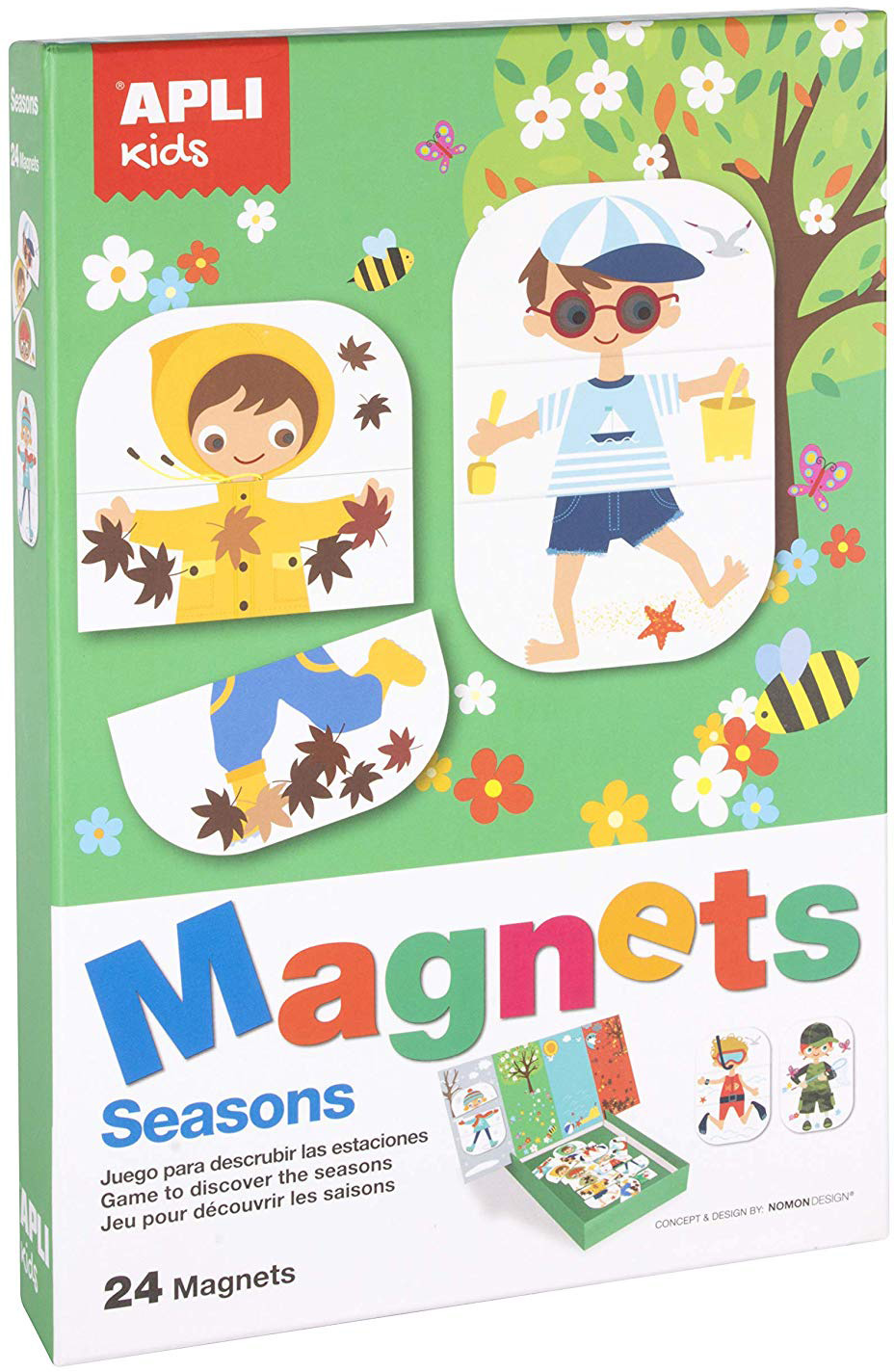 

Комплект магнитов ApliKids Времена года (000017160) (8410782171607)