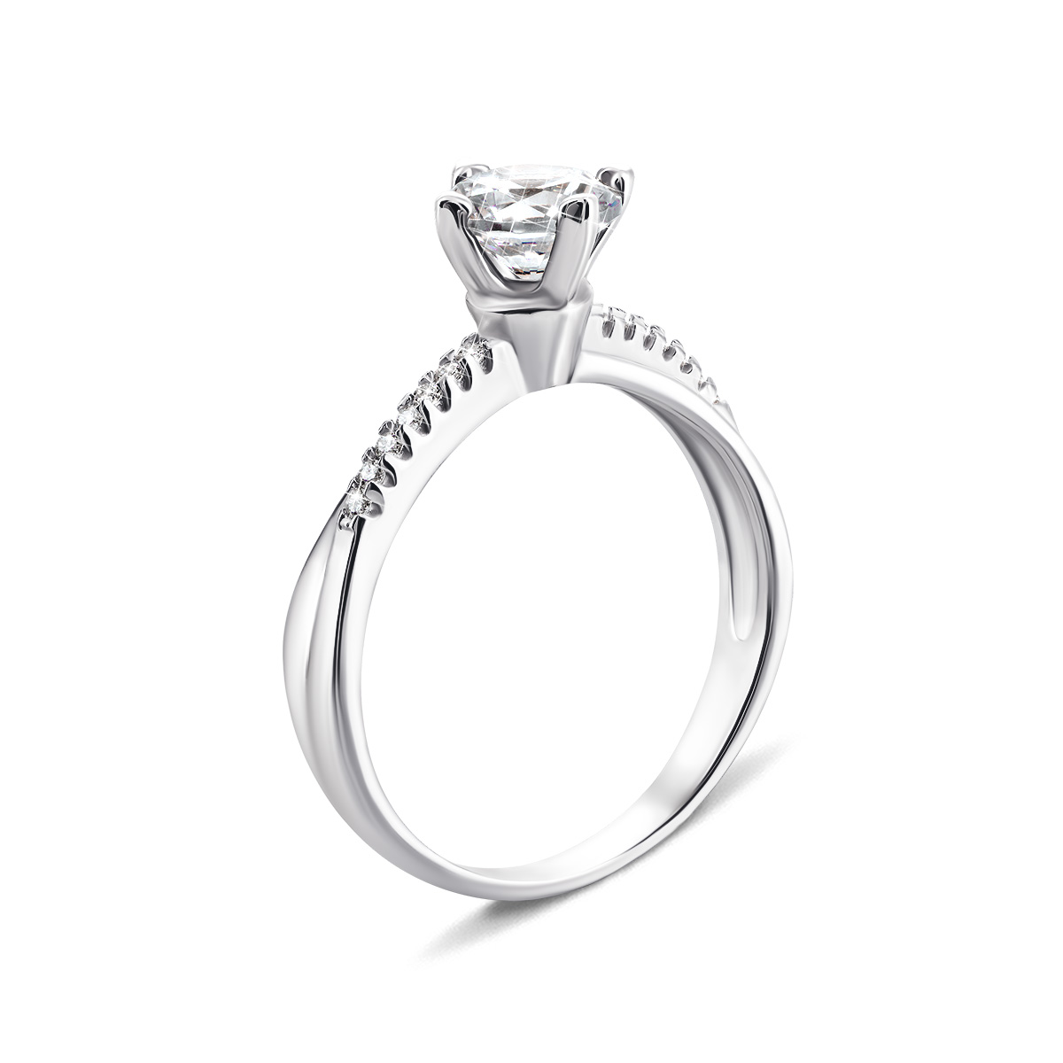 

Серебряное кольцо с фианитами 16.5 размер 1RI58721-R