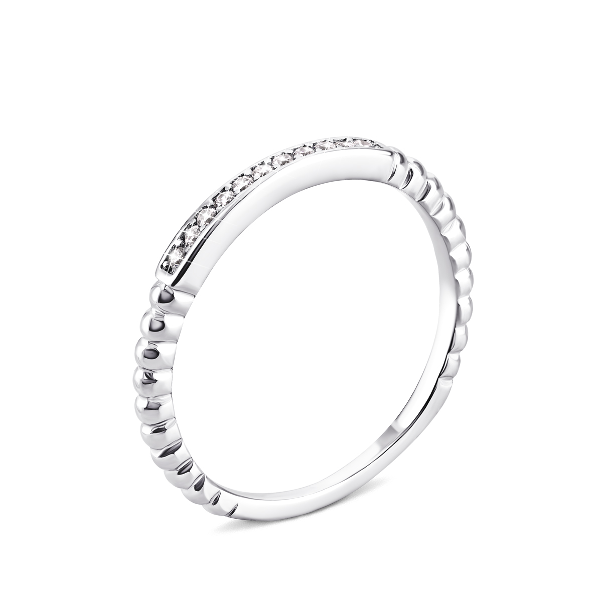 

Серебряное кольцо с фианитами 17 размер LR789-R