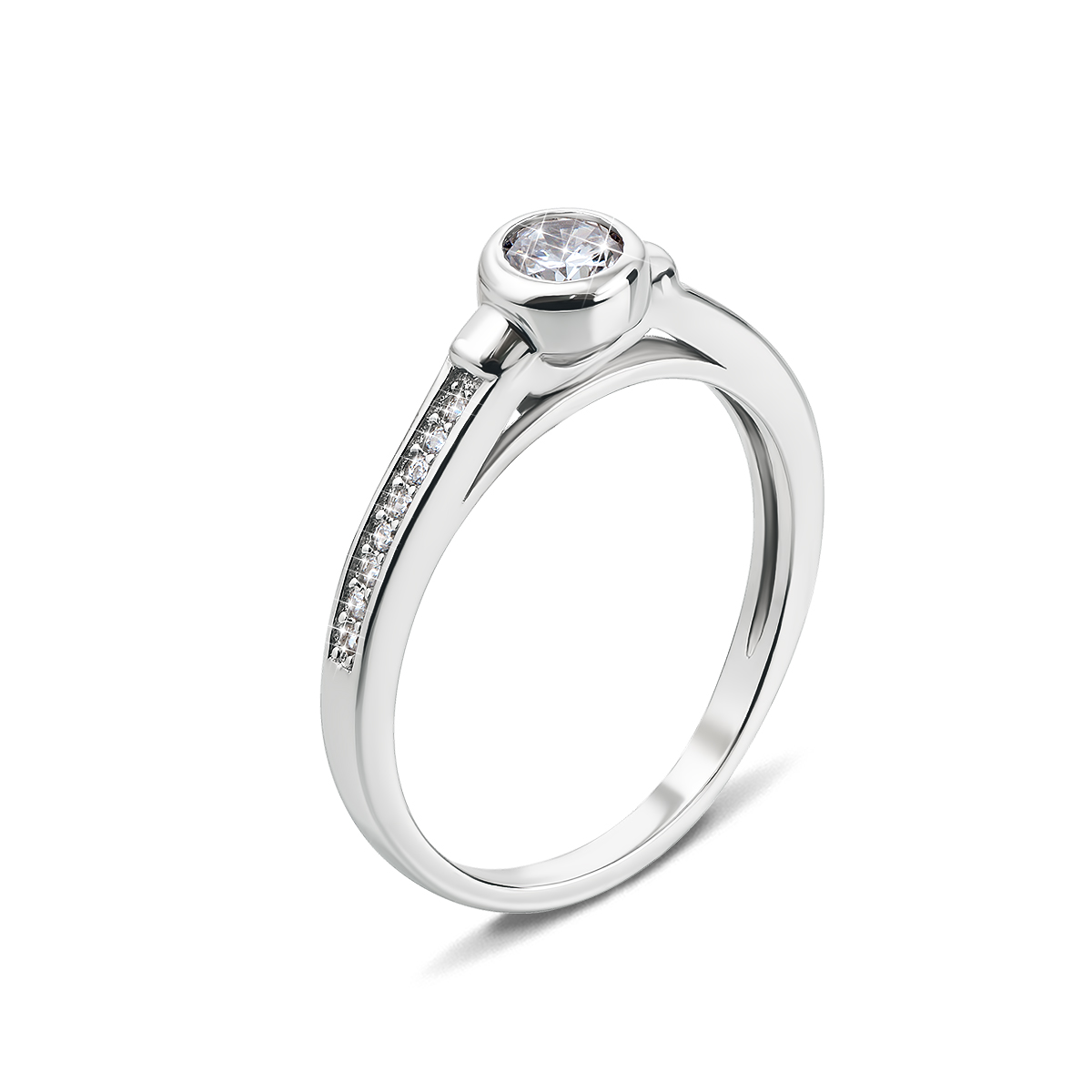 

Серебряное кольцо с фианитами 16.5 размер 1RI58308-R