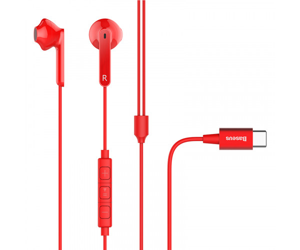 

Навушники Baseus Encok C16 USB Type-C Red (NGC16-09)