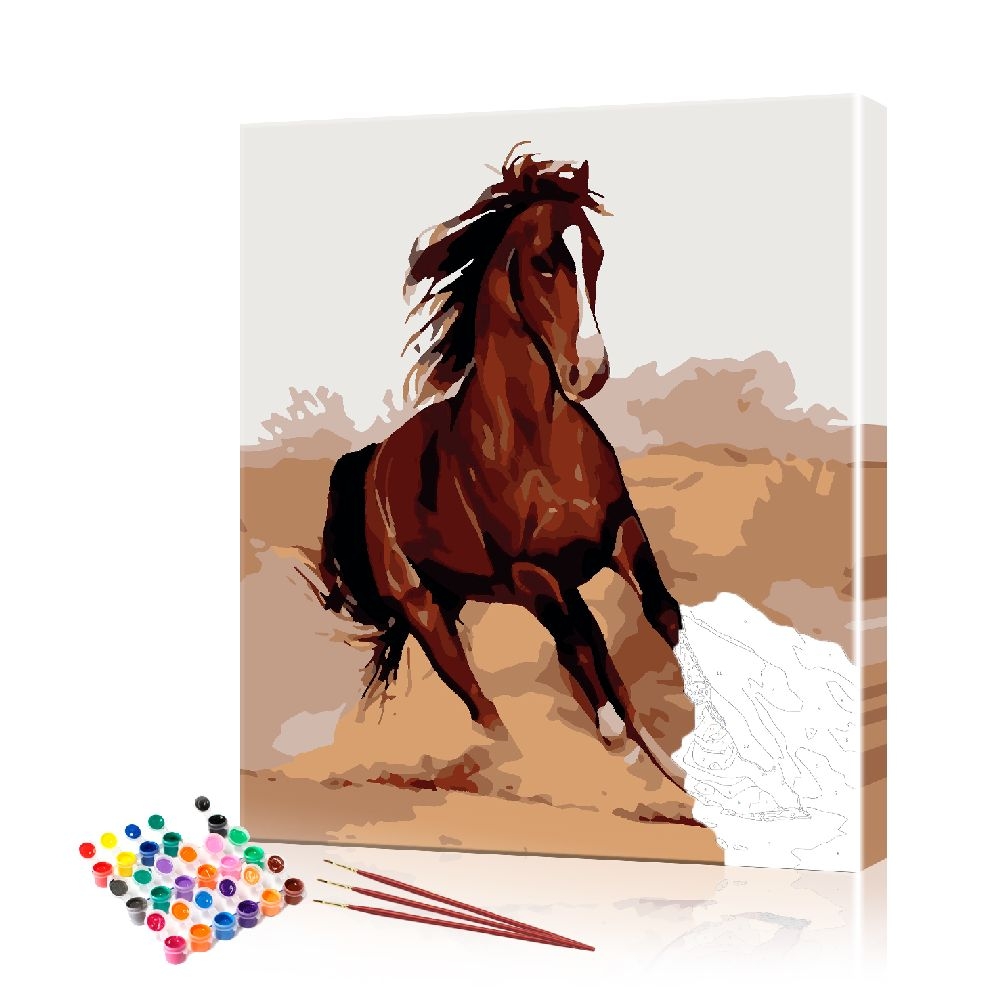 

Картина по номерам ArtSale "Жеребец" PBN0723 размер 40х50 см