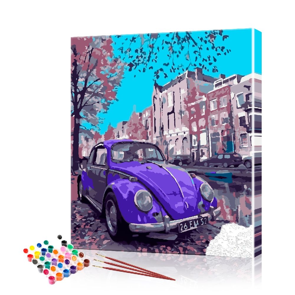 

Картина по номерам ArtSale "Фиолетовый Жук" PBN0889 размер 40х50 см