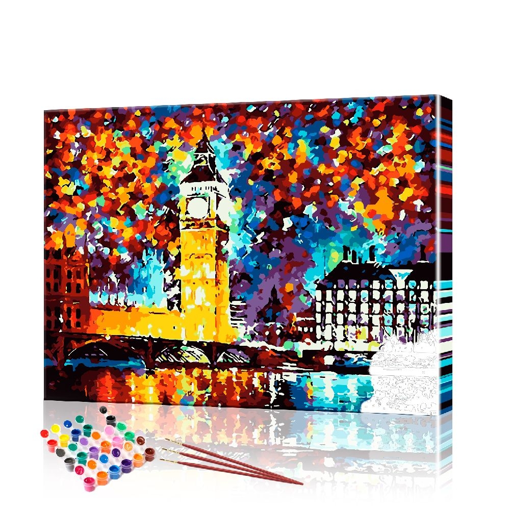 

Картина по номерам ArtSale "Биг Бэн осенью" PBN0623 размер 40х50 см