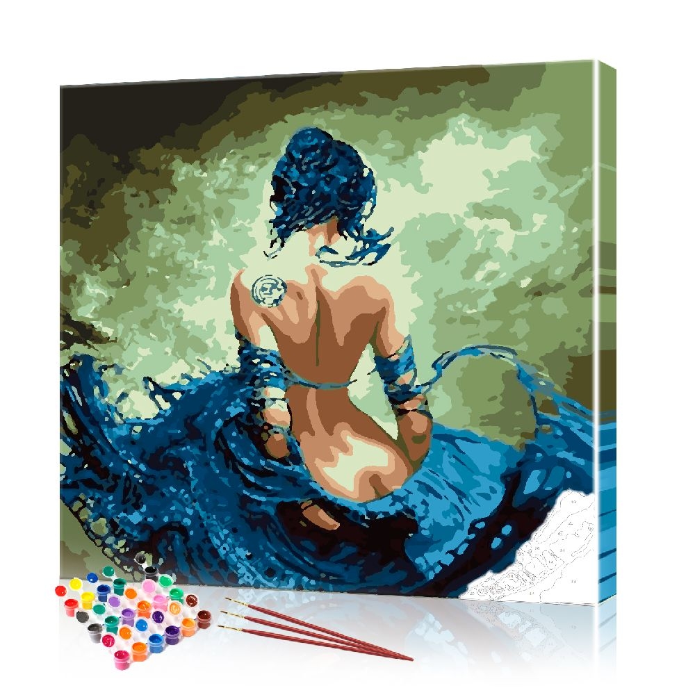 

Картина по номерам ArtSale "Роковая женщина" PBN0853 размер 40х40 см
