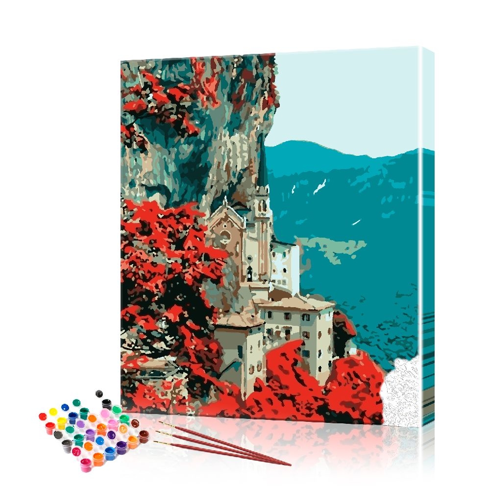 

Картина по номерам ArtSale "Замок в горах" PBN0915 размер 40х50 см