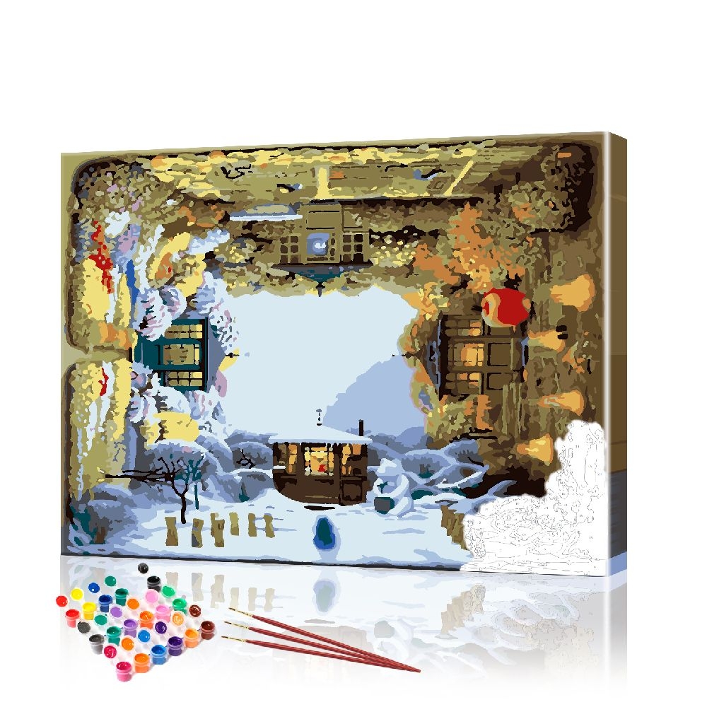 

Картина по номерам ArtSale "Четыре сезона" PBN0541 размер 40х50 см