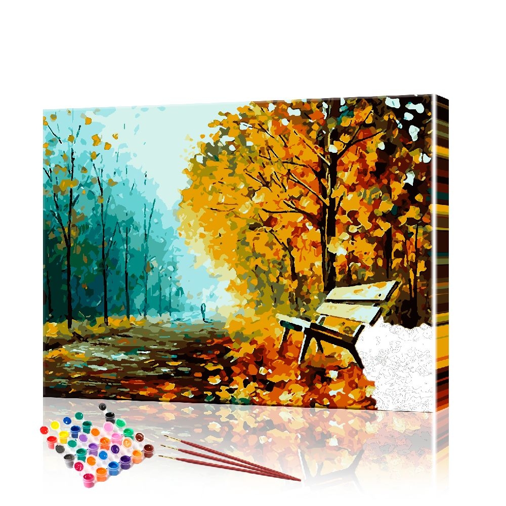 

Картина по номерам ArtSale "Осенний парк" PBN0743 размер 40х50 см