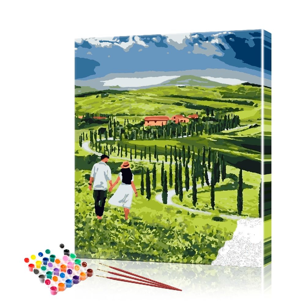 

Картина по номерам ArtSale "Французкая деревня" PBN0873 размер 40х50 см