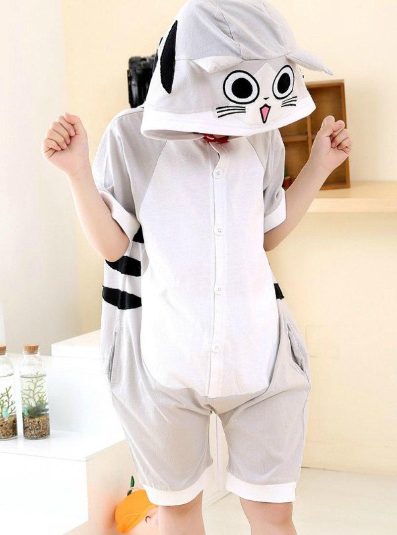 

Кигуруми Кот Eco Bamboo Серый 164см