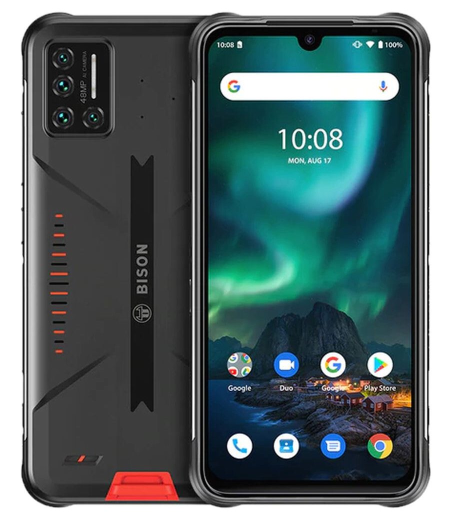 

Защищенный смартфон Umidigi Bison 6/128Gb NFC Lava Orange