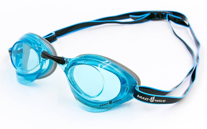 

Очки для плавания стартовые MadWave TURBO RACER Blue M045808