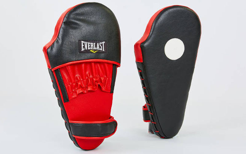 

Лапы боксерские Прямые удлиненная (2шт) Кожзам EVERLAST (40x20х5см) красный BO-7288