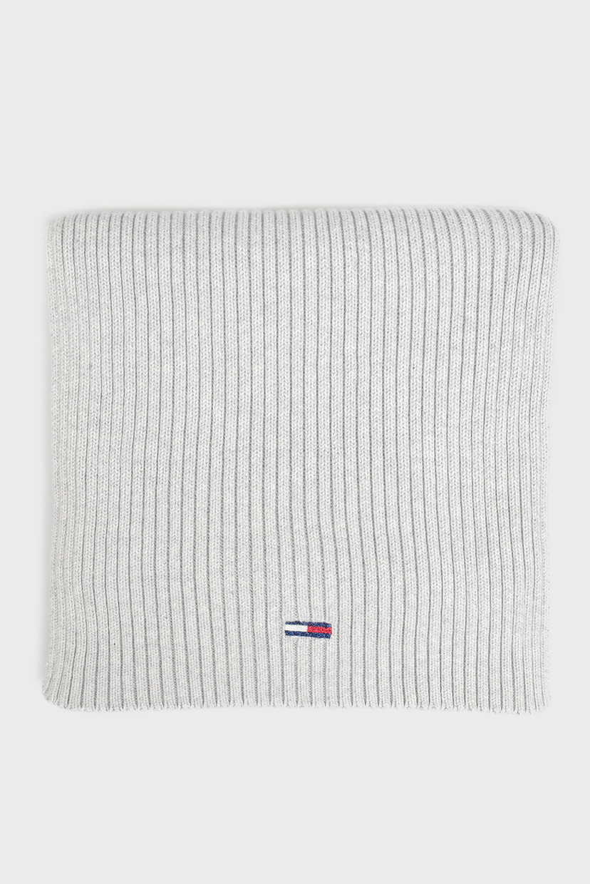 

Женский серый шарф TJW BASIC FLAG RIB Tommy Hilfiger OS AW0AW09008