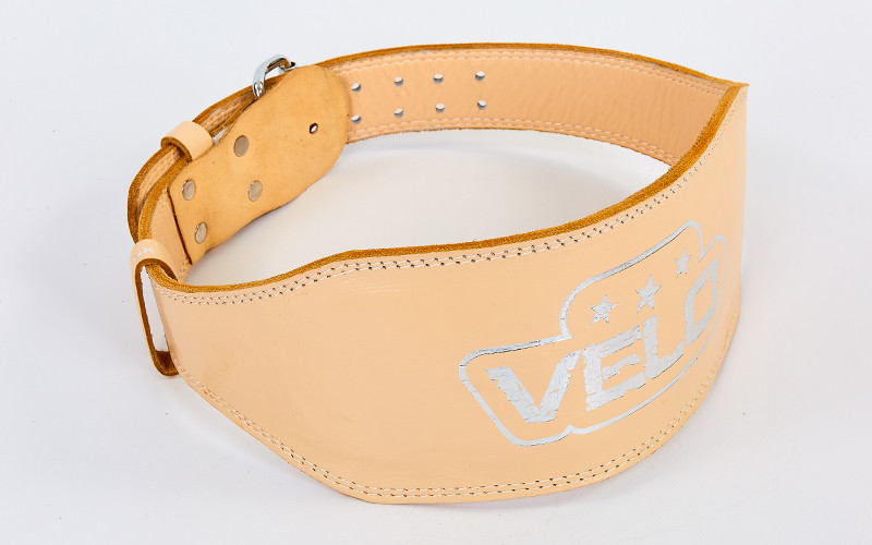 

Пояс для тяжелой атлетики кожаный VELO (XXL) VL-6624