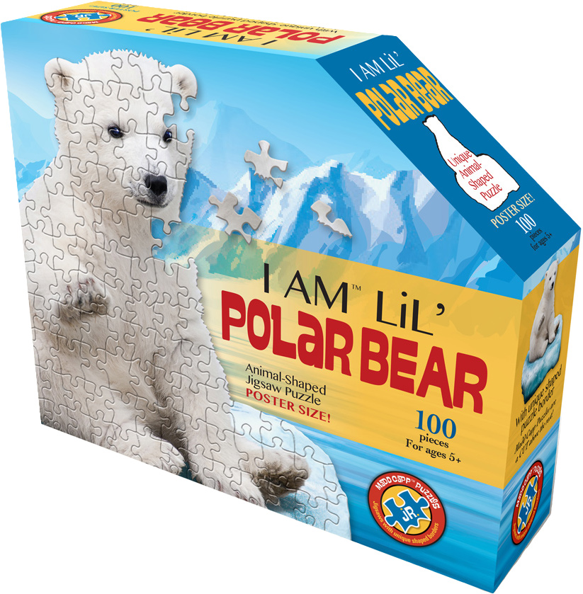 

Пазл I AM Полярный медведь 100 элементов (TOYS4010)