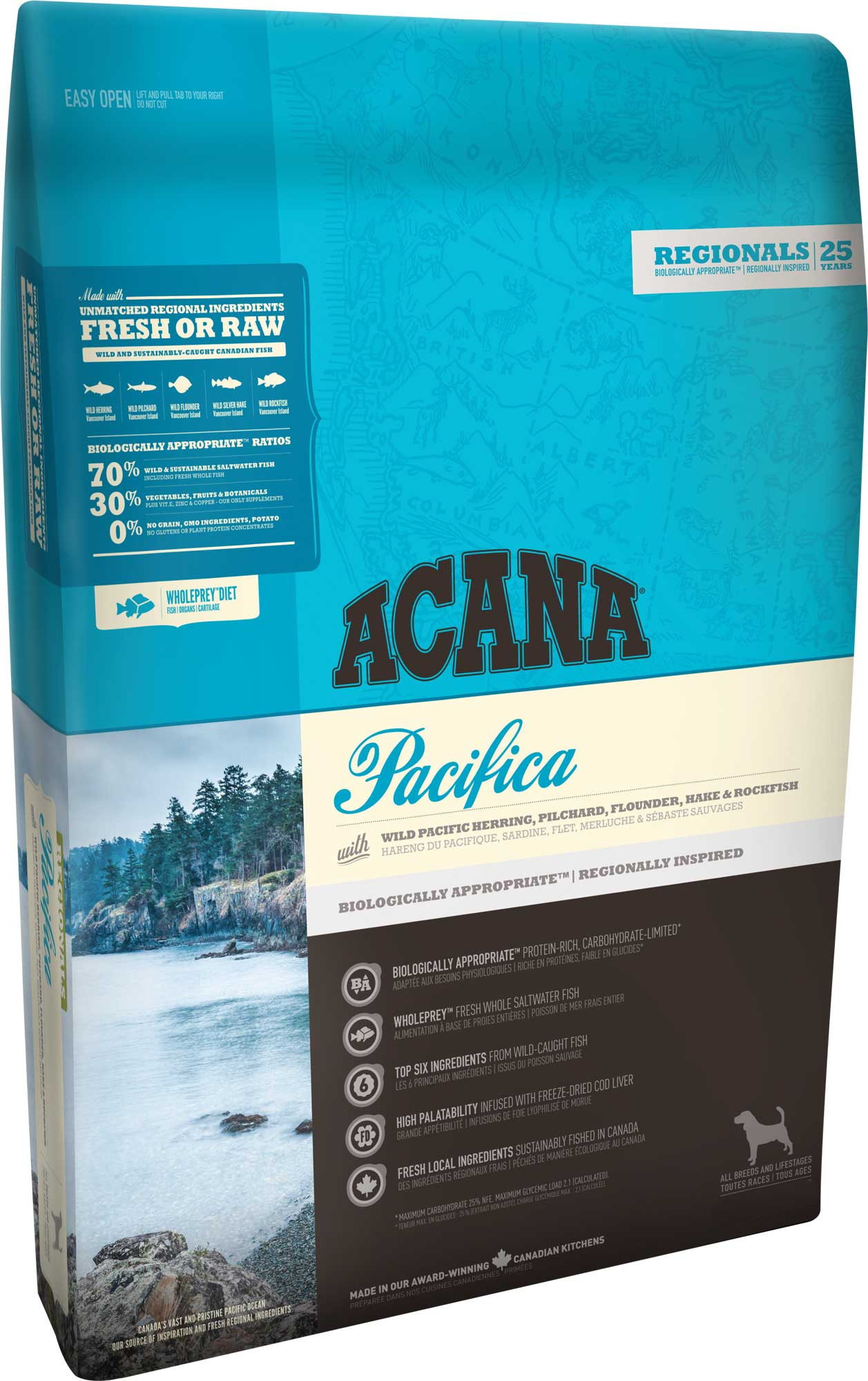 

Сухий Корм ACANA PACIFICA DOG для собак всіх порід та всіх стадій життя з різноманітними сортами риби 11,4 Кг (064992541118) (a54111)