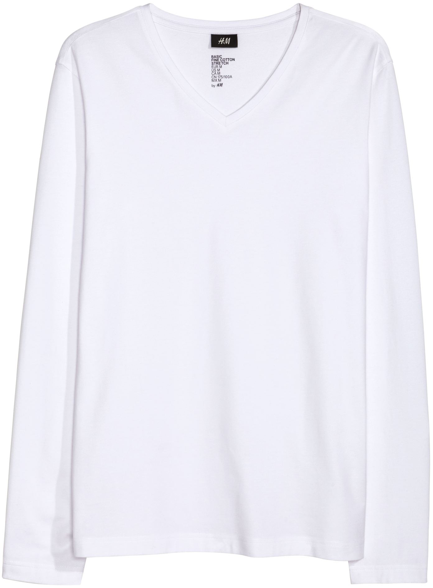 

Лонгслив H&M 233672411 S Белый