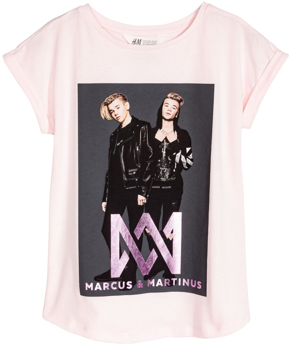 

Футболка H&M 05905196 170 см Розовая