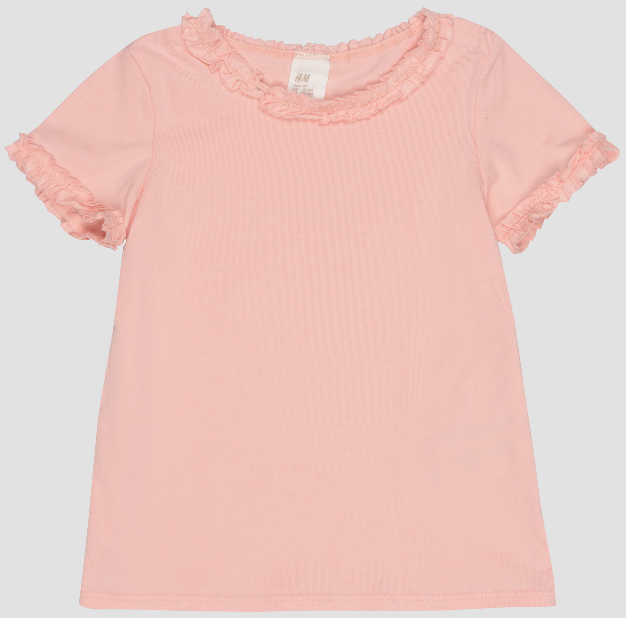 

Футболка H&M 06994899 80 см Коралловая